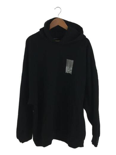 画像：BALENCIAGA21AW/BOXY BARCODE HOODIE/バーコードロゴフーディー/パーカー/S/BLK1