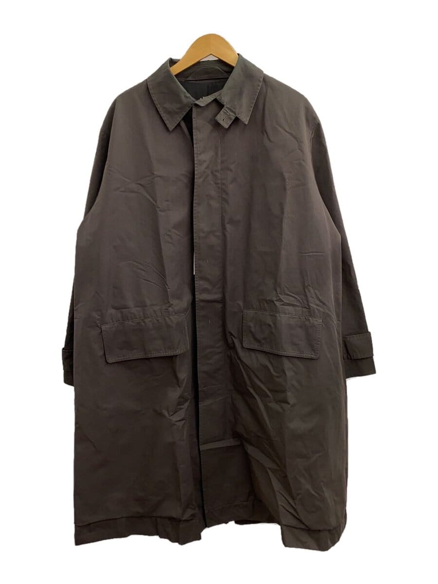 STUDIO NICHOLSON / OLMETEX/コート/襟・肩変色有/S/コットン/KHK/無地