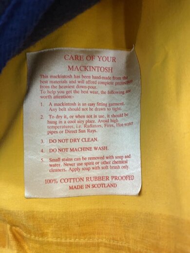 商品画像：×TAKESHI YAJIMA/ゴム引きコート/ウールライナー付き/ステンカラーコート/2/コットン/YLW// 4