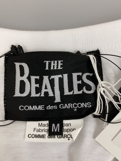 画像：THE BEATLES COMME des GARCONSタグ付き/Big apple Cotton S/S Tee/M/コットン/WHT/VZ-T052-0513