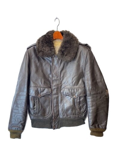 商品画像：60s/70s/G-1/SERVALジップ/レザージャケット・ブルゾン/--/レザー/BRW// 1