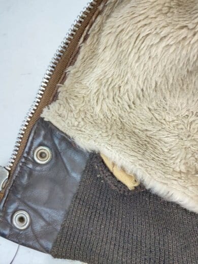 商品画像：60s/70s/G-1/SERVALジップ/レザージャケット・ブルゾン/--/レザー/BRW// 4