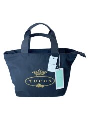 ロゴトートバッグ/ナイロン/BLK/無地