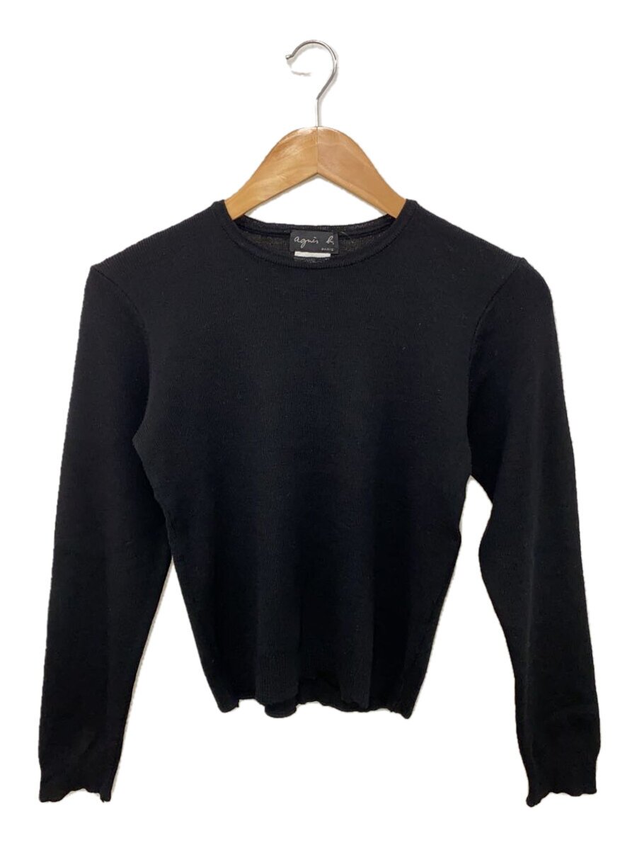 agnes b. / ニット・セーター(厚手)/--/ウール/BLK/無地//