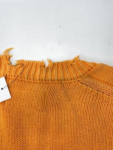 商品画像：DESTROYED KNIT PULLOVER/ニット・セーター(薄手)/M/コットン/ORN 7