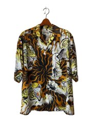 22SS/TIM LEHI/HAWAIIAN SHIRT/虎/L/レーヨン/マルチカラー/総柄
