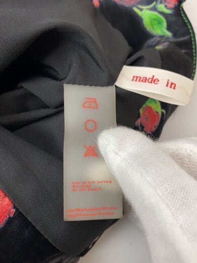 商品画像：ショートパンツ/M/--/BLK/花柄 7