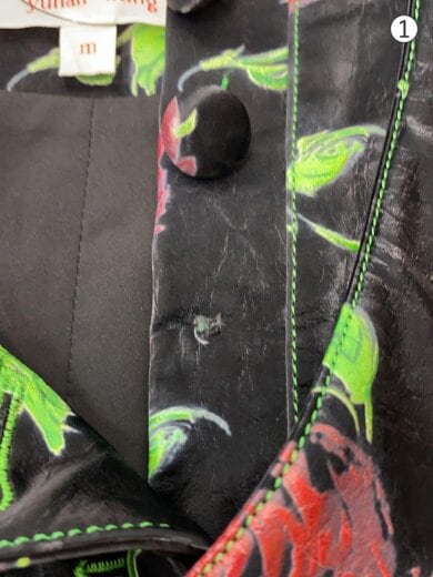 商品画像：ショートパンツ/M/--/BLK/花柄 8