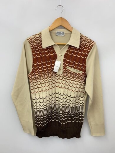 商品画像：ポロシャツ/42/--/BRW/総柄 1