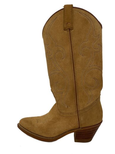 商品画像：ウェスタンブーツ/M/BEG/スウェード 1