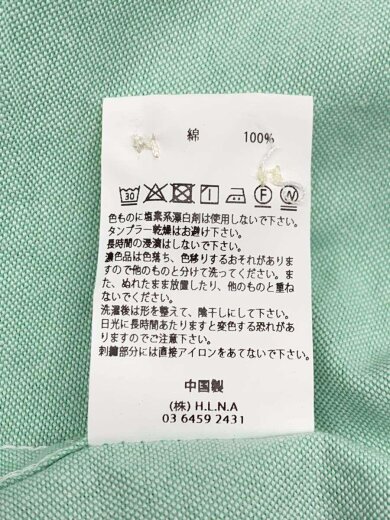 商品画像：OXFORD B.D SHIR/長袖シャツ/L/コットン/GRN/25SS-MN023 4