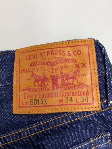 商品画像：501XX/1937年復刻モデル/ストレートパンツ/34/デニム/IDG/無地/37501- 4