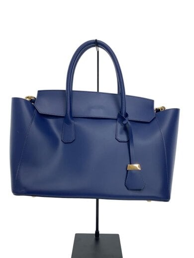 商品画像：ショルダーバッグ/レザー/NVY/無地 1