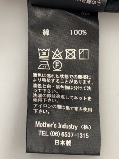商品画像：半袖ワンピース/--/コットン/BLK/無地// 4