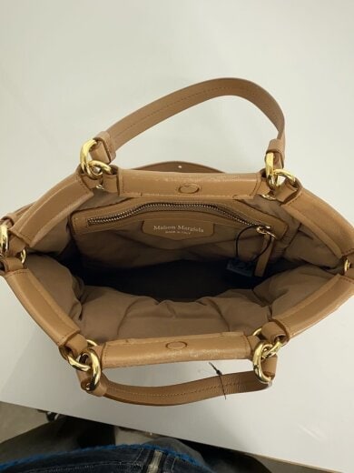 商品画像：ハンドバッグ/レザー/BEG/無地/S56WD0133 P4300// 6