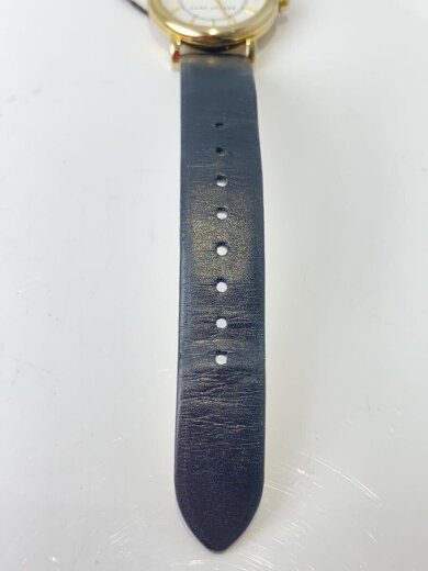 商品画像：クォーツ腕時計/アナログ/レザー/WHT/BLK/MJ1537 5