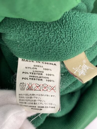 商品画像：00s/AUTHETIC GEAR/裏フリース/リブライン/ナイロンジャケット/M/ナイロン/GRN 4