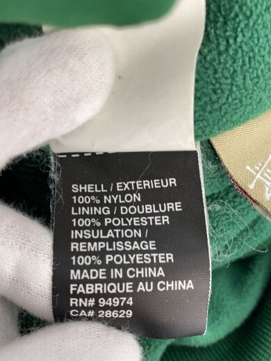 商品画像：00s/AUTHETIC GEAR/裏フリース/リブライン/ナイロンジャケット/M/ナイロン/GRN 5