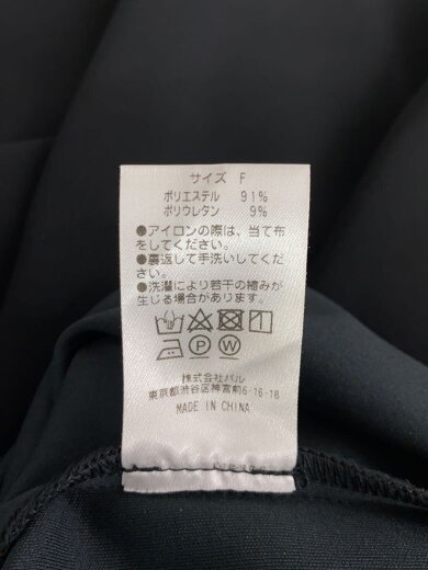 商品画像：キャミワンピース/FREE/ポリエステル/BLK/無地/CEP1041109A0001 4