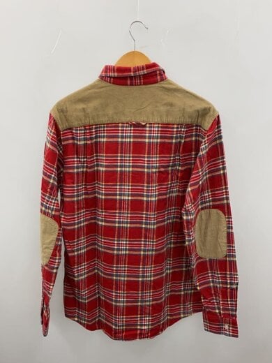 商品画像：90S/エルボーパッチ/長袖シャツ/L/ウール/マルチカラー/チェック 2