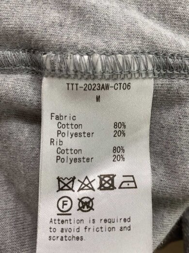 画像：TTT_MSW23AW/ベロアパーカー/M/ベロア/GRY/TTT-2023AW-CT064