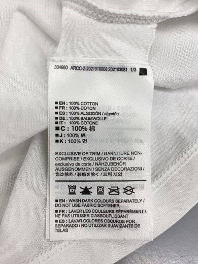 商品画像：SPLIT SS T-SHIRT/Tシャツ/L/コットン/WHT/30379-134318 4