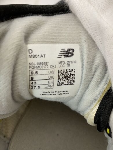 商品画像：M801/ホワイト/27.5cm/WHT 5