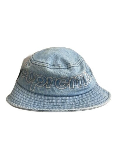 商品画像：23SS/OUTLINE CRUSHER DENIM HAT/シミ有/バケットハット/デニム/IDG/メンズ 1
