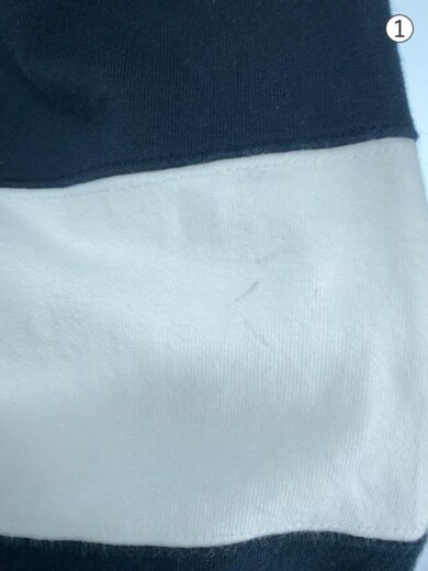 商品画像：ZORLAC SKATEBOARD/長袖Tシャツ/L/コットン/BLK/ボーダー 7