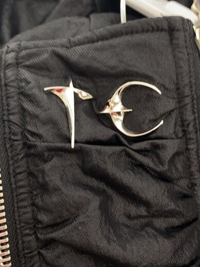 商品画像：24AW/NYLON JUMPER/ダブルジップナイロンボンバージャケット/1/ナイロン/BLK 7