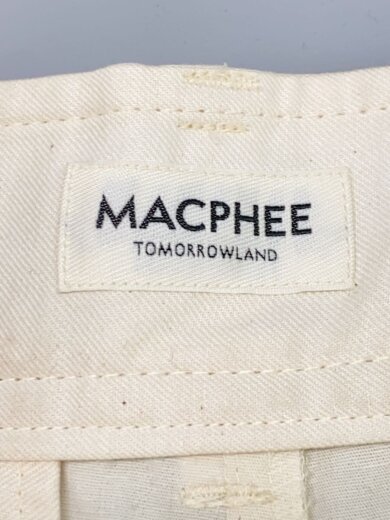 商品画像：シルク混合/ワイドパンツ/34/コットン/CRM/無地/12-04-52-04401 4