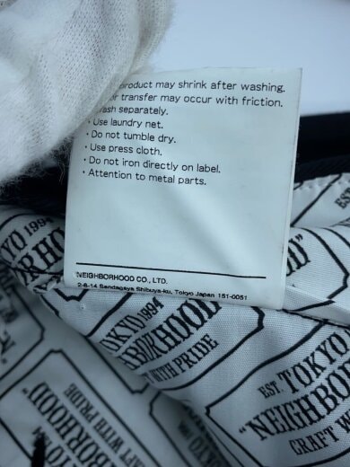 商品画像：ストレートパンツ/S/コットン/BLK/222SPNH-PTM02 6