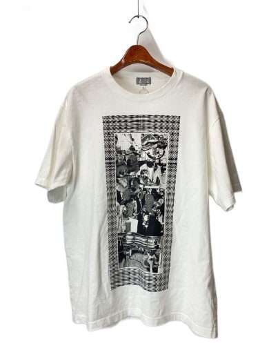 商品画像：Tシャツ/L/コットン/WHT/プリント 1