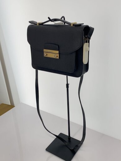 商品画像：スレ有/ショルダーバッグ/レザー/BLK 2