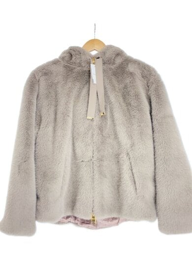 商品画像：フェイクファージャケット/40/ポリエステル/GRY/GI00256D-12624-2600 1