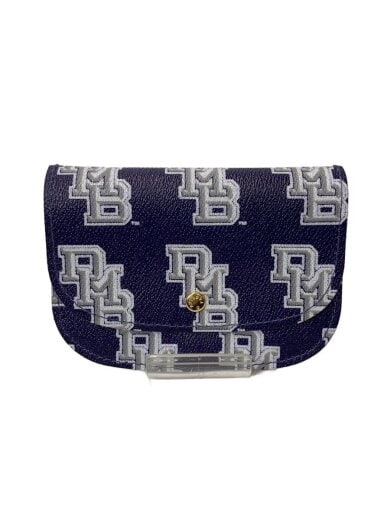 商品画像：2つ折り財布/レザー/BLU/総柄/メンズ 1