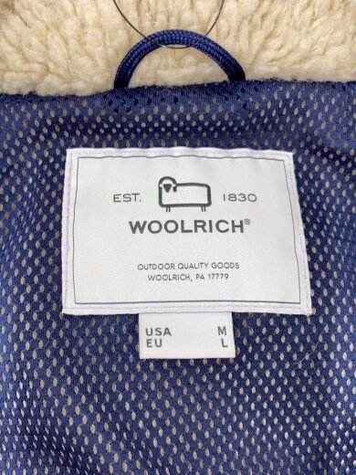 画像：Woolrichフリースジャケット/L/ポリエステル/BEG/無地/WJOU0075PL3