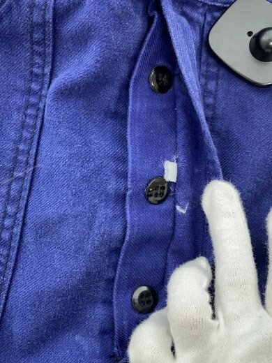 商品画像：ADOLPHE LAFONT/フランス製/フレンチワーク/汚れ/オーバーオール/--/--/BLU 3