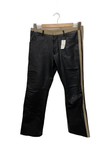 商品画像：レザーパンツ/48/レザー/BLK 1