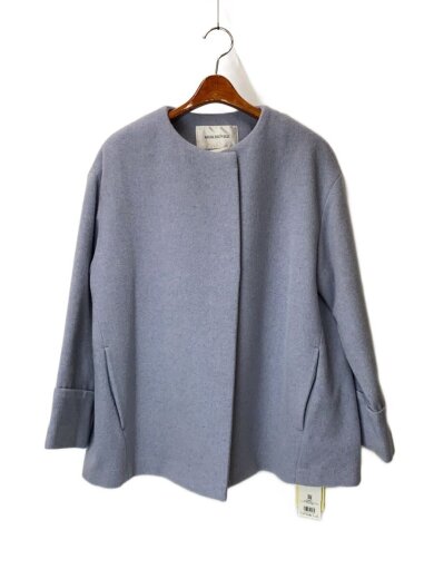 商品画像：カシミヤ混ウールコート/M/ウール/BLU/017-5255002 1
