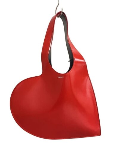 商品画像：24SS/ハートトートバッグ/レザー/RED 1