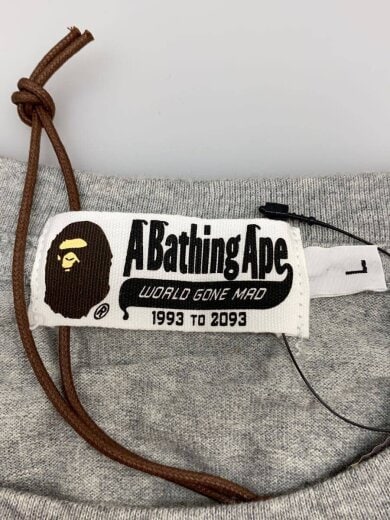 商品画像：Tシャツ/L/コットン/GRY/無地/001CS0301002X 3