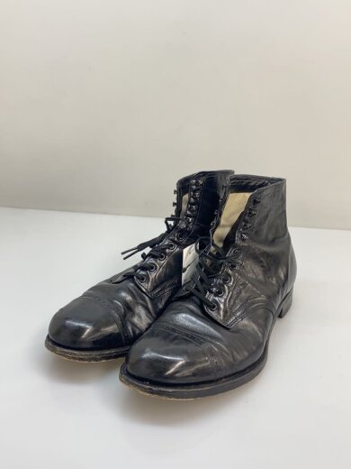 商品画像：推定カンガルーレザー/ストレートチップ/メダリオン/ブーツ/US8/BLK/レザー// 2