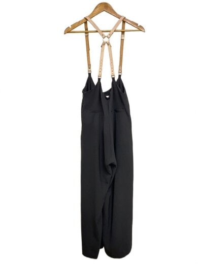 商品画像：オールインワン/ポリエステル/BLK/無地/0291830440/サスペンダー牛皮 2