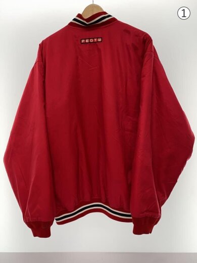 画像：PRIVATE BRAND AGジャケット/--/ナイロン/RED/無地2
