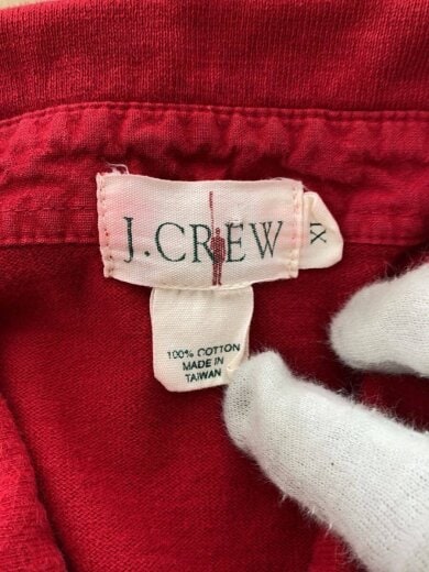 商品画像：90S/巨人タグ/ポロシャツ/XL/コットン/RED/ボーダー 3