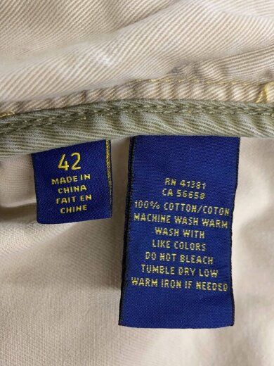 商品画像：ショートカーゴ/ショートパンツ/42/コットン/BEG/無地 5