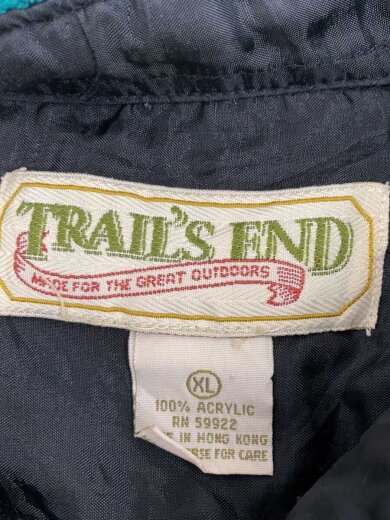 商品画像：90S/TRAILS END/長袖シャツ/XL/アクリル/GRN/チェック 3