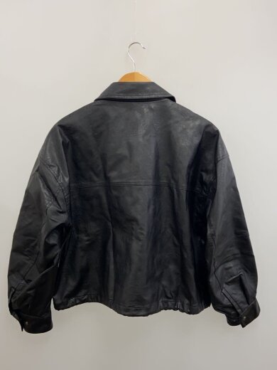 商品画像：レザージャケット・ブルゾン/FREE/フェイクファー/BLK/無地/243-3517 2