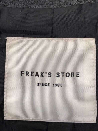 商品画像：レザージャケット・ブルゾン/FREE/フェイクファー/BLK/無地/243-3517 3